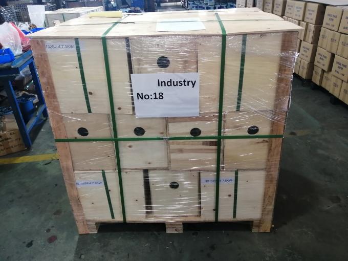 موتور AC آسنکرون سه فاز 2HP 1.5KW با محفظه آلومینیومی 380 ولت سرعت نامی 3000 دور در دقیقه ضد آب و محصور 19