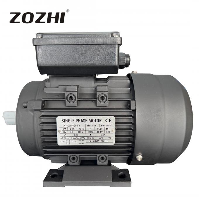 50 هرتز 0.55KW 0.75HP 1440rpm یک فاز تهویه کننده-استارت اجرا موتور آمپول غیر هم زمان 220V / 230V AC ولتاژ 60Hz فرکانس قدرت نامشخص 2