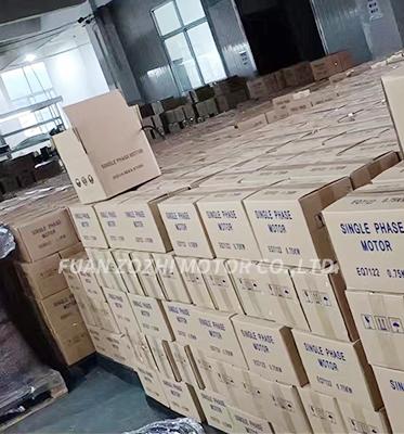 موتور تک فاز 5.5hp 4kW 220V 1500rpm برای کمپرسور هوا صنعتی 1 سال کار 7