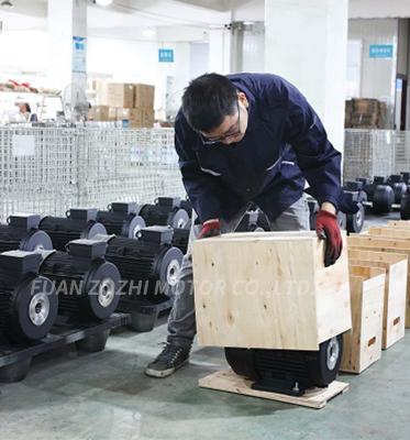 موتور تک فاز 5.5hp 4kW 220V 1500rpm برای کمپرسور هوا صنعتی 1 سال کار 8