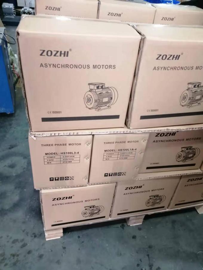 50 هرتز 60 هرتز ضد آب 0.09kw 0.12Hp چهار قطبی موتور الکتریکی آسنکرون 380V 1500RPM سه فاز محصور 220V ولتاژ AC 19