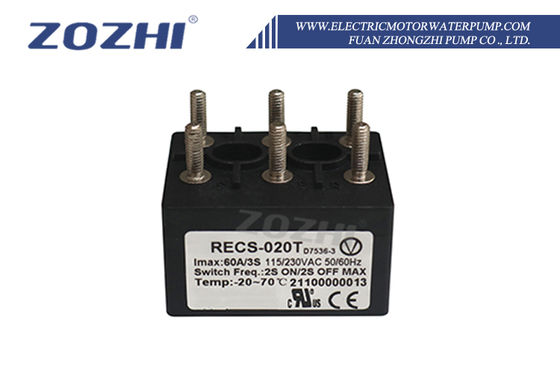 RECS-020T سوئیچ سانتریفیوژ الکترونیک با محدوده دمای 0-70°C 2S ON/2S OFF فرکانس MAX و طول عمر 1 میلیون چرخه
